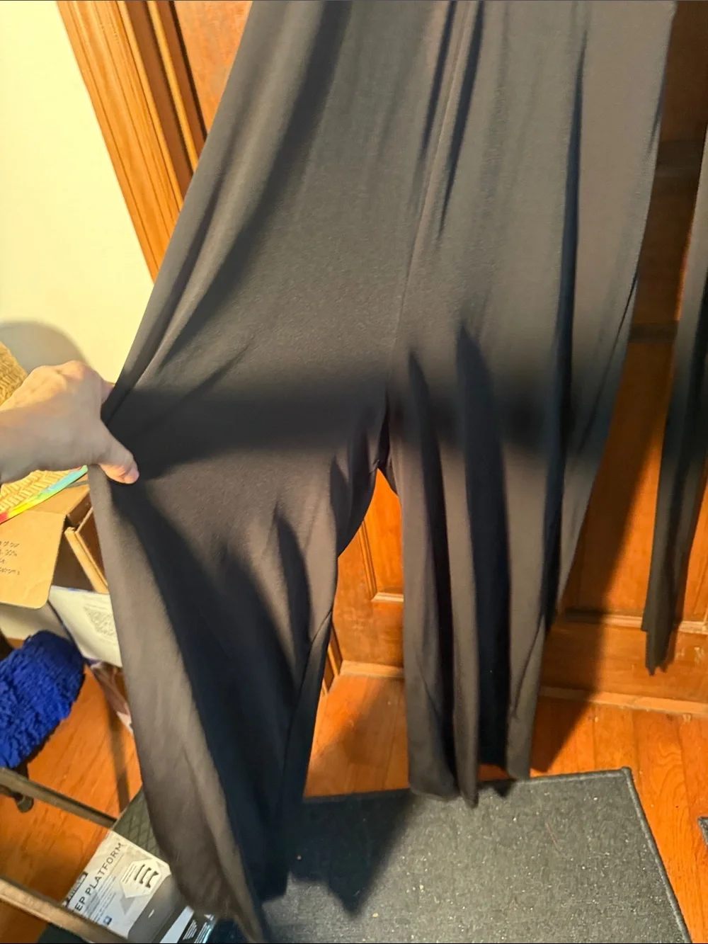 Nordstrom Black V-Neck Maxi Jumpsuit - Picture 2 of 7